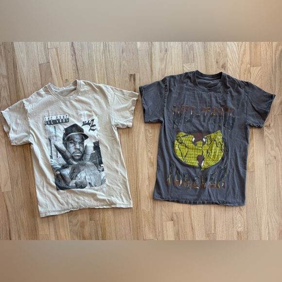Men’s Merch Traffic Graphic Tee Shirts, Ice‎ Cube + Wu-Tang Forever, Size Medium - Picture 4 of 9